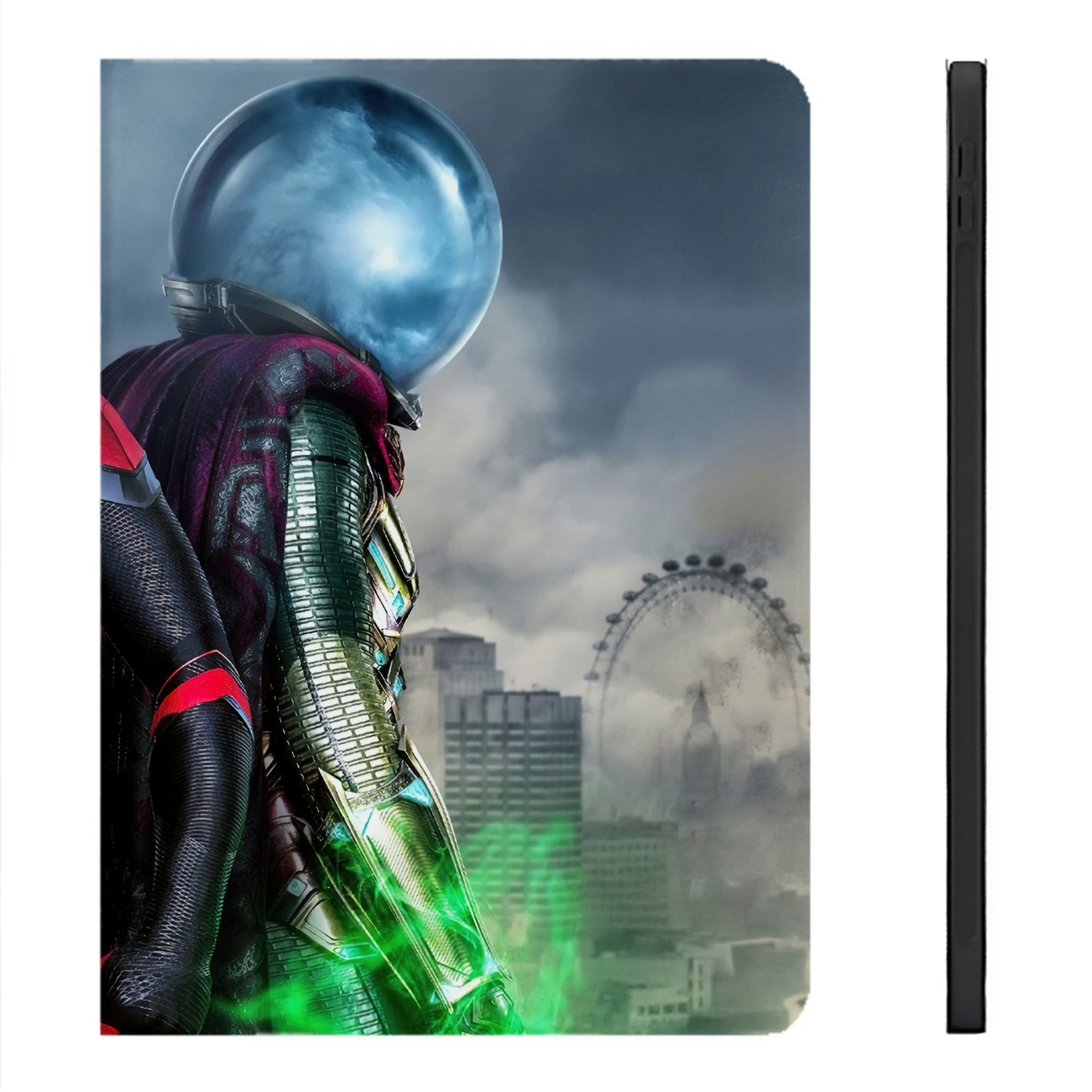（画像用） Spider Man スパイダーマン IPadケース ペンホルダー付き ブックスタイルデザイン